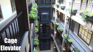 Long Hydraulic Cage Elevator @ Le Chateau Village - Frontenac, MO