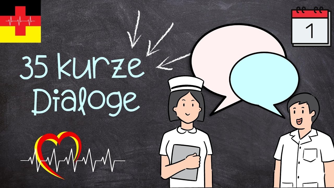 Der erste Arbeitstag einer Pflegerin: 35 Dialoge für dein Deutschlernen in der Pflege!