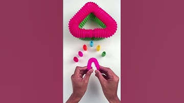 Creating Mini Robot ASMR POPs Tube #diy #satisfyingvideos #relaxing #creative #insideout #oddasmr