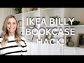 IKEA Billy Bookcase Hack: DIY Built-In Shelves 🛠️
