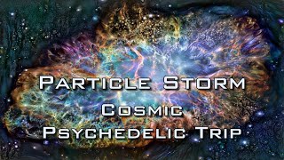 Particle Storm - Cosmic Psychedelic Trip - Style Transfer Neural Network AI Fractal Art