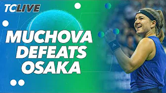 Karolina Muchova defeats Naomi Osaka in the US Open second round | TC Live thumbnail