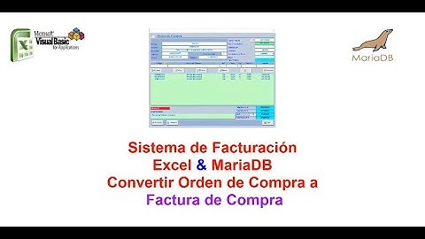 Sistema de Facturación Excel & MariaDB Nº 6