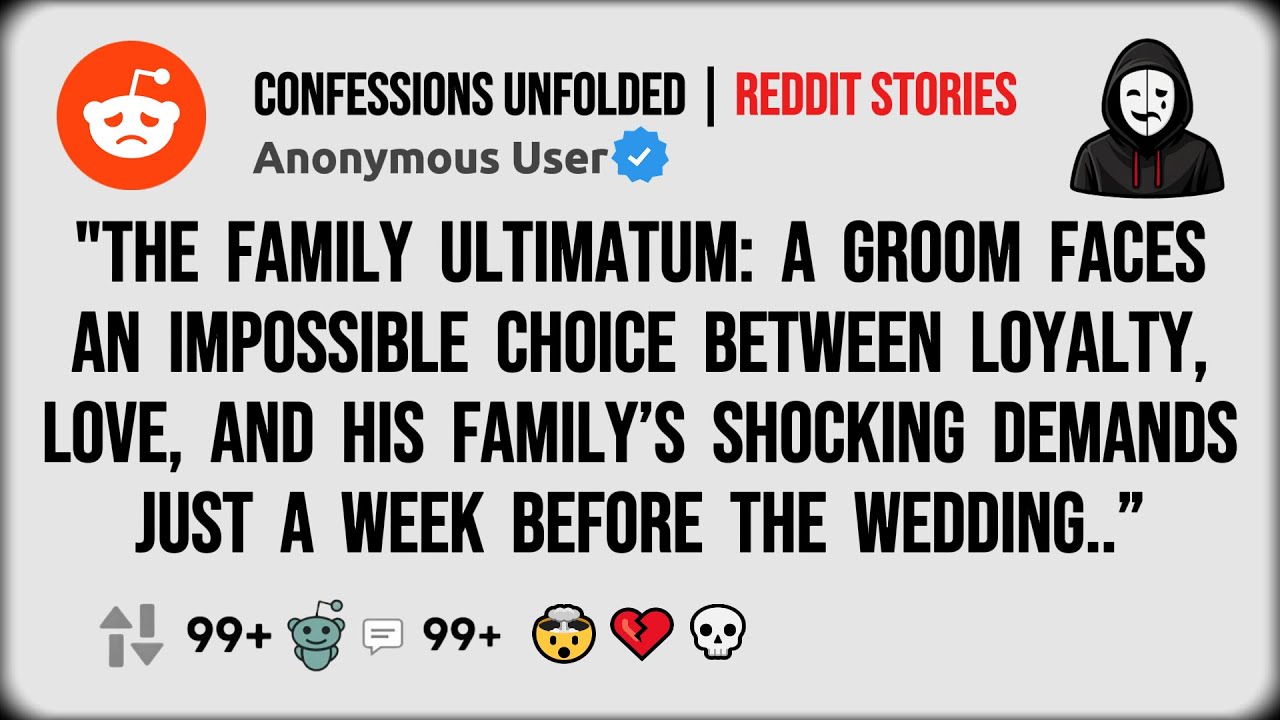 The Family Ultimatum: A Groom Faces an Impossible Choice Between Loyalty and Love...- Reddit Stories