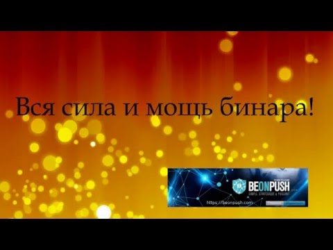 Бинарный маркетинг в BeonPush .
