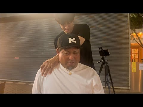 【227】Japanese street massage real Live/ストリートマッサージLive