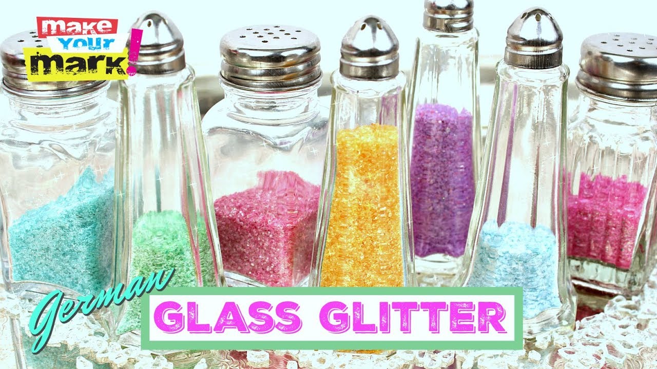 How to Apply German Glass Glitter 