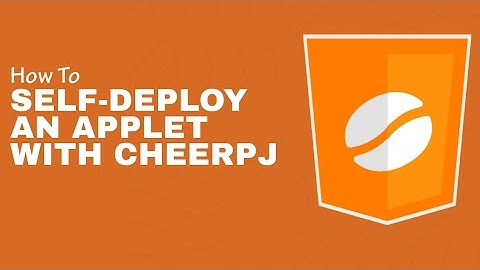 How to self-deploy an applet with CheerpJ