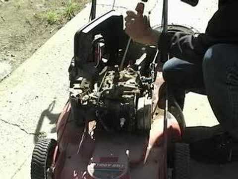 Lawn mower repair Flywheel key replacement - YouTube riding lawn mower diagram 