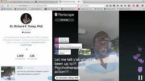 My Movie Testimonial~ Dr. Richard E Toney