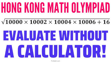 Hong Kong Math Olympiad | Evaluate This Radical Expression Without a Calculator