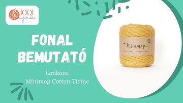 Fonal bemutató videó - Lankava Minimop Cotton Twine makramé fonal