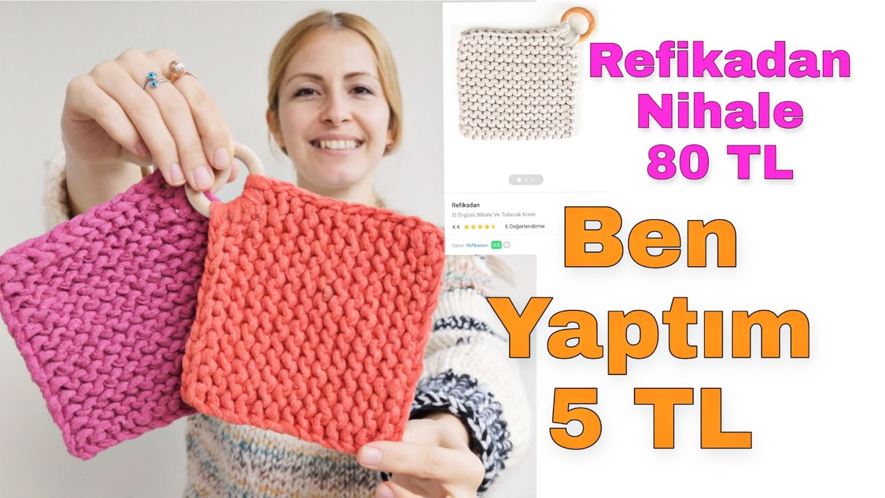 80 TL lik Refikadan Nihalesini 5 TL ye Yaptım | Vintage Mutfak Dekoru | Nihale Nasıl Yapılır?