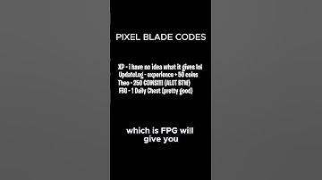 ALL OF THE PIXEL BLADE CODES #roblox #codes #robloxcodes #robloxshorts
