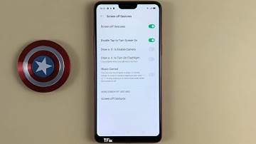 How to double tap to wake up and light up the screen on OPPO F7 Android 10