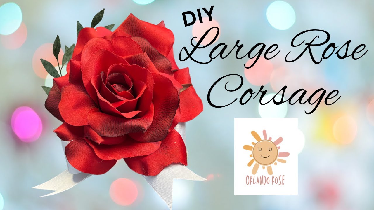 Large Rose Corsage | #diy |#wedding |#weddingflowers
