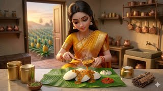 Soft Idli with Sambar & 2 Chutneys 🍽️✨Complete South Indian Breakfast! 😍 screenshot 1