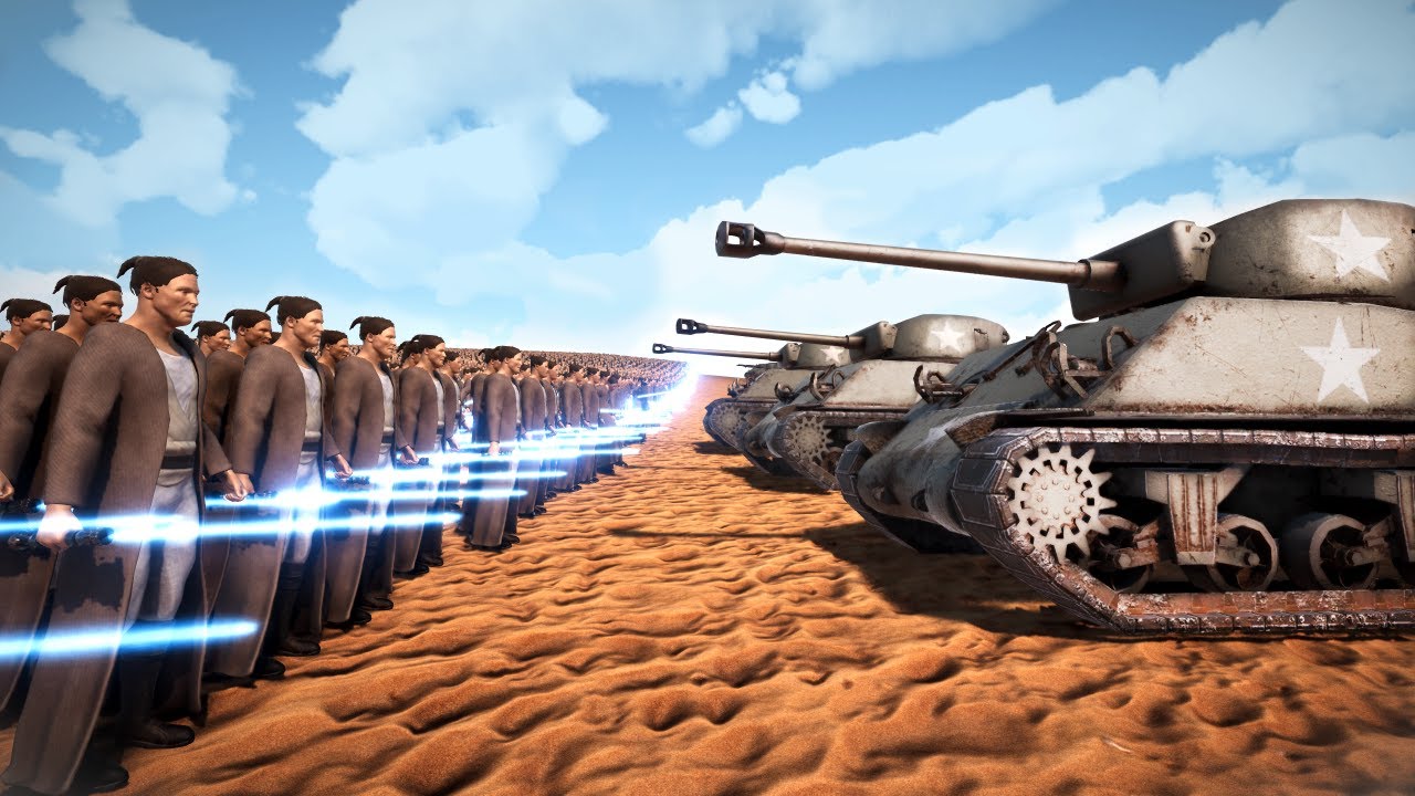 Can 100 TANKS stop 22400 JEDI? - UEBS2