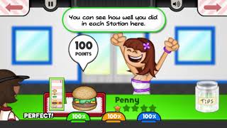 Papa’s Burgeria To Go! - Intro & Tutorial (Perfect Day) screenshot 4