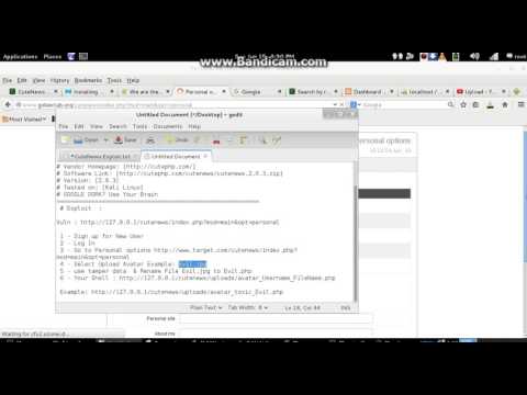 CuteNews 2.0.3 Remote File Upload Vulnerability