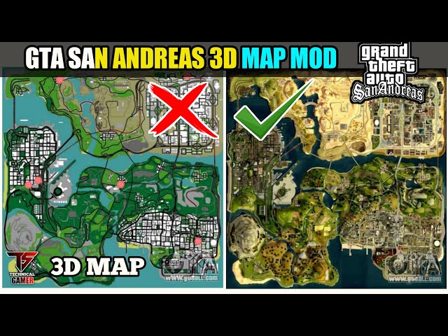 GTA:V San Andreas 3D Map - 3D model by v7x (@v7x) [fe9ddaa]