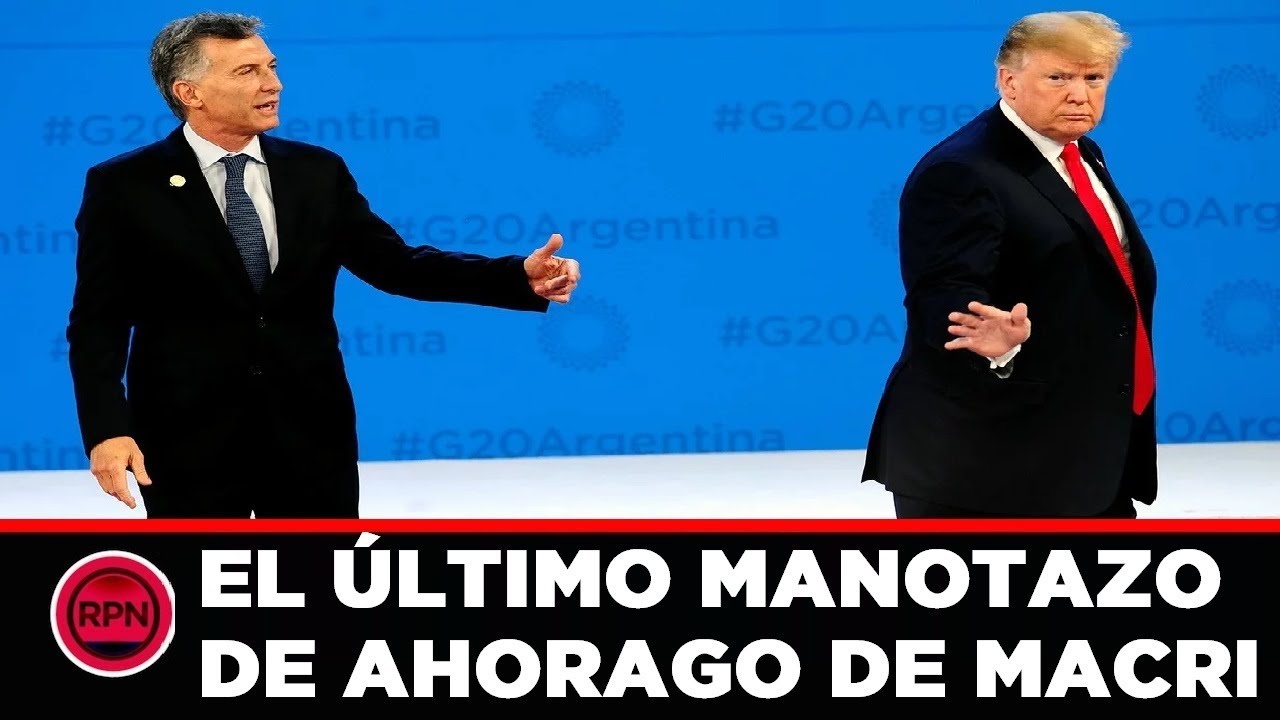 *SOMOS UNA SEMI COLONIA* Macri YA rendido depende de Donald Trump para el desembolso del FMI fmir
