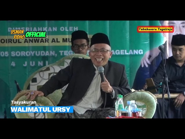 Ngaji Kocak Banget KH Usman Ridho di Tabakwaru Tegalrejo Walimatul Ursy class=