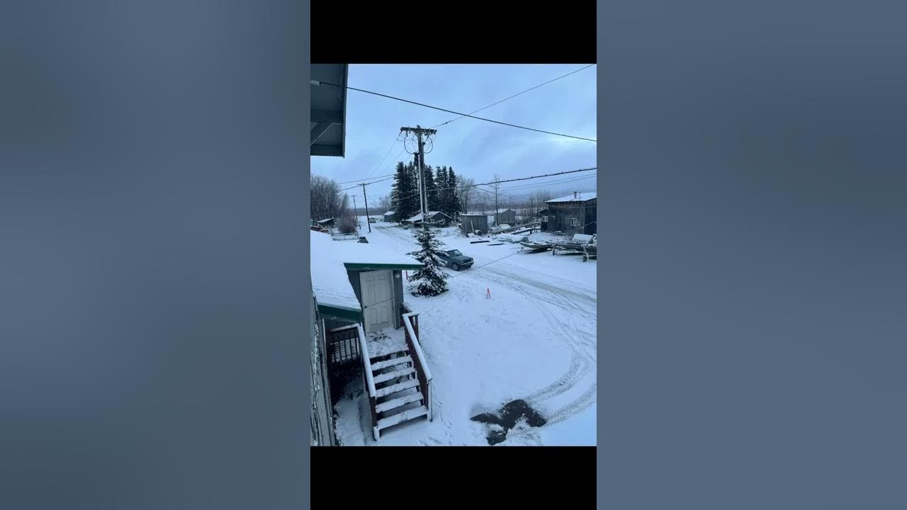 Snow in Aniak Alaska YouTube
