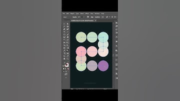 Watch how simple circles transform into a smooth Gradient using the Blend Tool in Illustrator 🌈✨