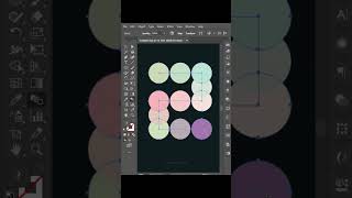 Watch how simple circles transform into a smooth Gradient using the Blend Tool in Illustrator 🌈✨