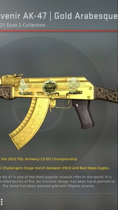 Souvenir gold Arabesque Unboxing