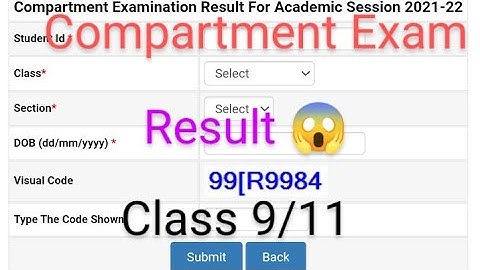 Result Class 9,11 Common Compartment Exam 2021-22  Compartment Exam Result 2022 Edudel How to Check?