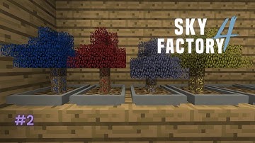 I Built a Tree Farm in SkyFactory 4! [SkyFactory 4 #2]