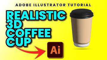 3D realistic Coffee cup in Adobe Illustrator tutorial l 3D realistic l Easy steps