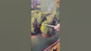 Painting textures with an old brush