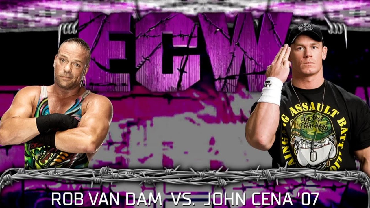 John Cena vs Rob Van Dam Legendary Match 2006 Full Match | WWE 2K25 ...