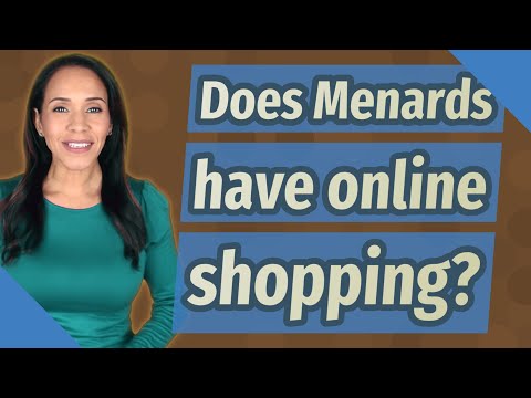 Does Menards have online shopping?