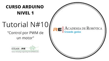 TUTORIAL N#10 Control por PWM de un motor