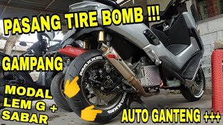 TUTORIAL MODIFIKASI 🤟 Pasang Font Ban / TIRE BOMB di Motor N-Max || Putu Arbi