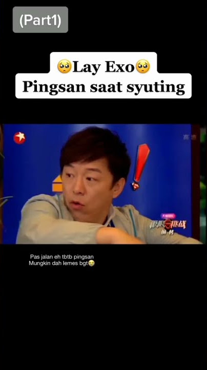 Segitu capeknya ya kamu syuting sampe pingsan Lay😢❤ #exo #lay