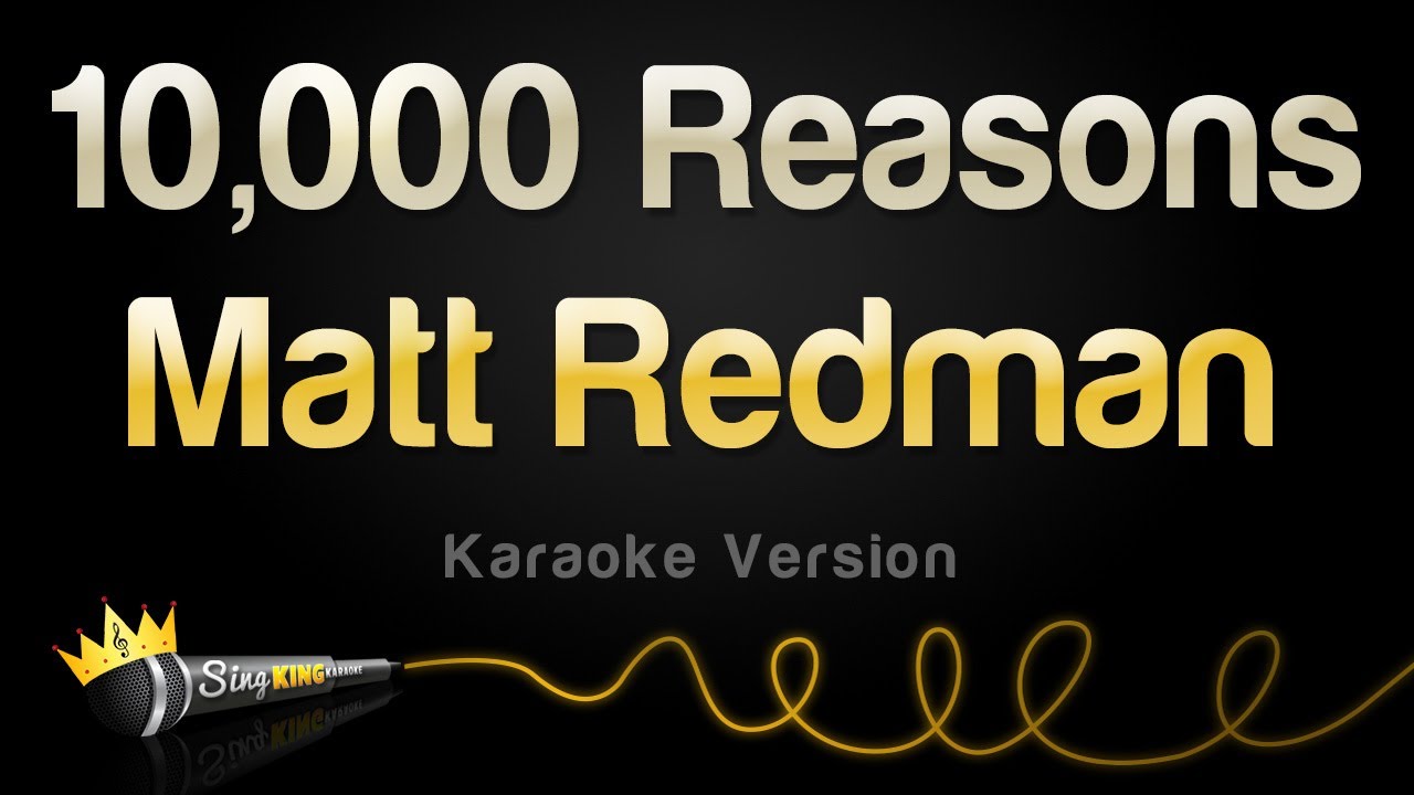 10000 reasons karaoke