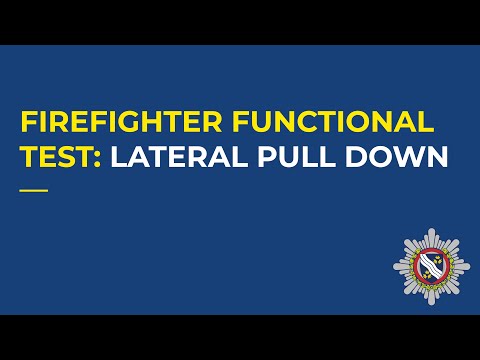 Firefighter Functional Fitness Test: Lateral Pull Down