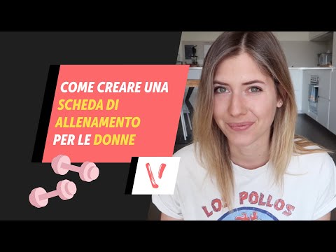 Video: Sistema Di Allenamento Per Le Donne