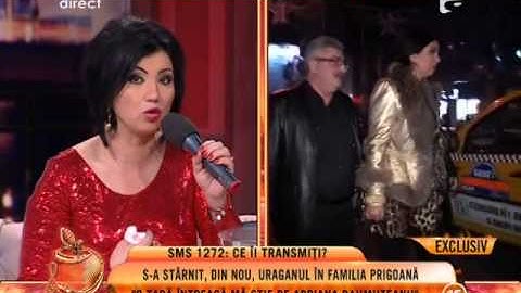 Adriana Bahmuţeanu: "Acasă nu am cu cine să discut, eu şi Prigoană avem subiecte tabu"