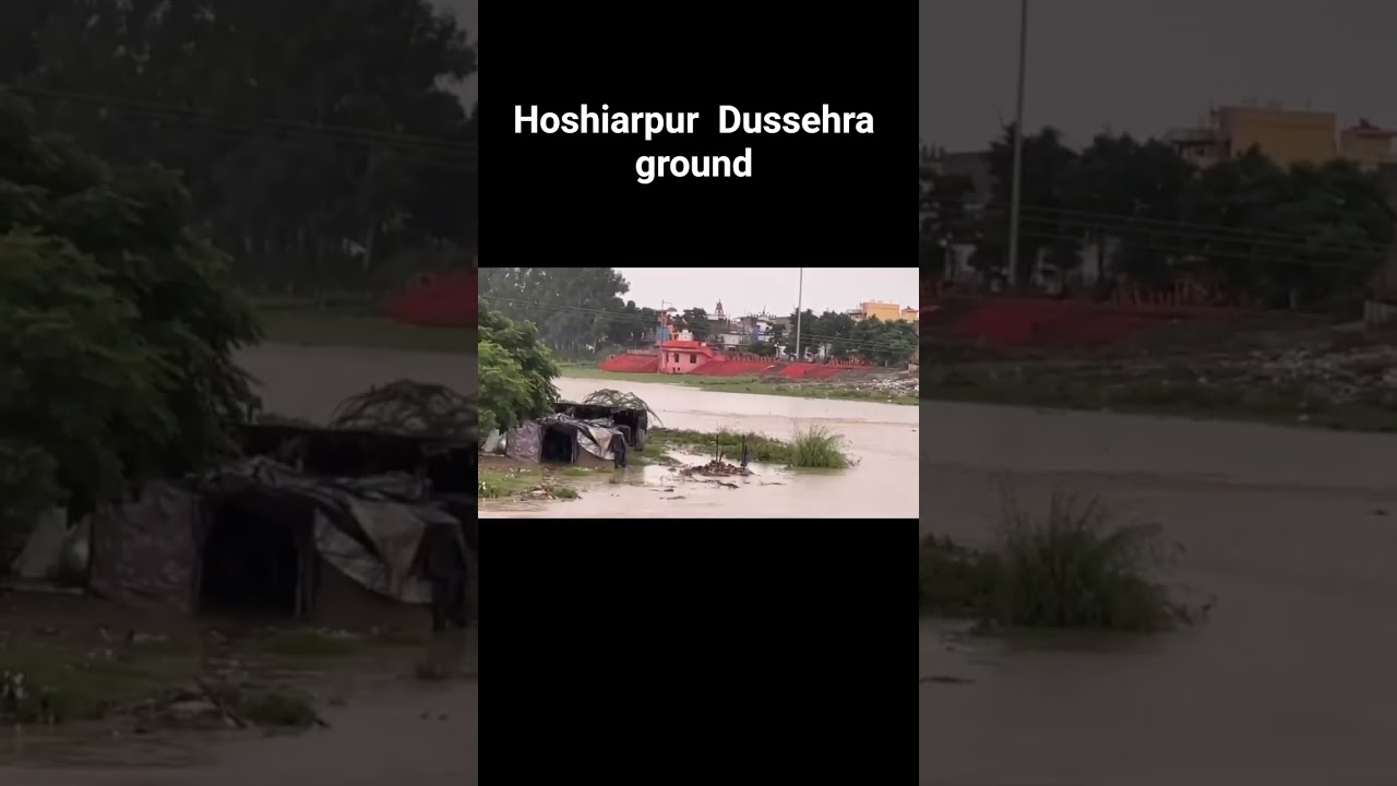 आसमानी आफत से तबाही 😱 Dussehra Ground overflow /