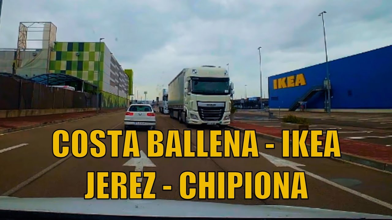 🚗📹 Costa Ballena to Ikea Jerez to Chipiona Car Drive Cádiz Andalusia Spain 4K