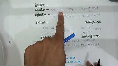 Lecture 16 Isopropyl Alcohol  (Iso Propanol)