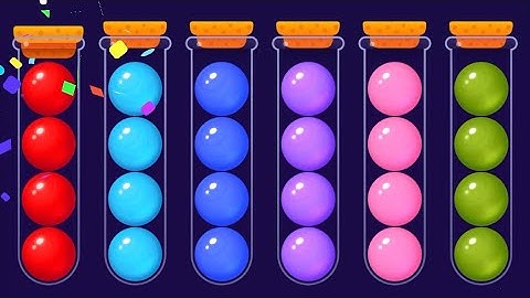 Ball game level 554-558 | Ball Sort puzzle