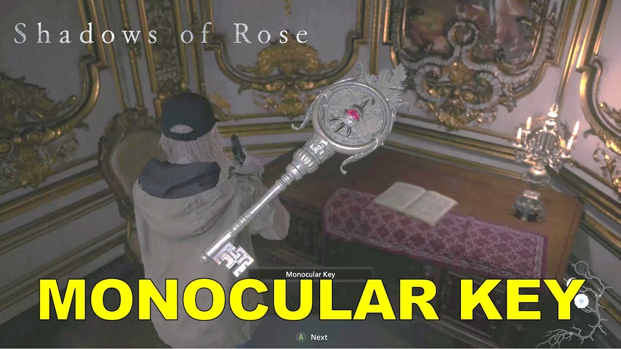 How to get the Monocular Key Location Shadows of Rose Resident Evil