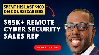 Spent His Last $100 to $85K Cyber Security Sales Rep